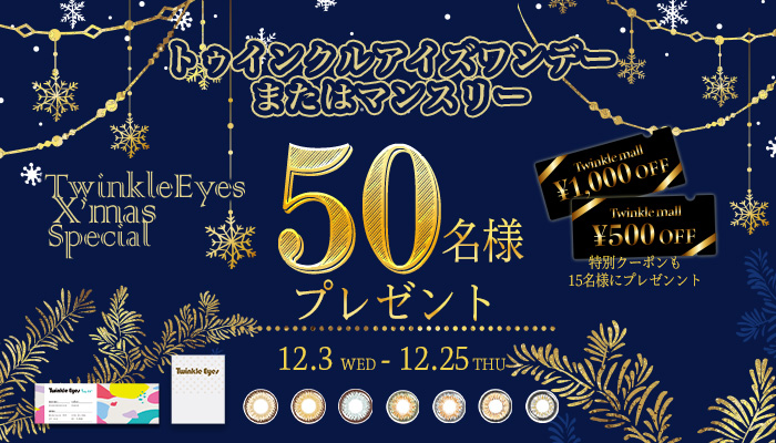 トゥインクルアイズクリスマスキャンペーン