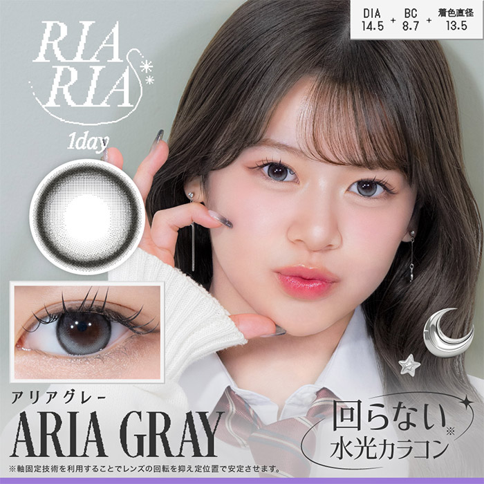 リアリアワンデー アリアグレー 10枚入 米澤りあ