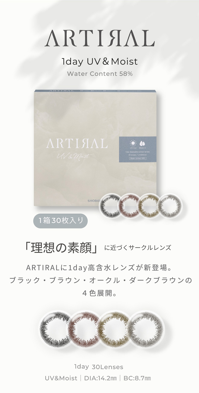 アーティラルワンデーUVM ブラウン 30枚入