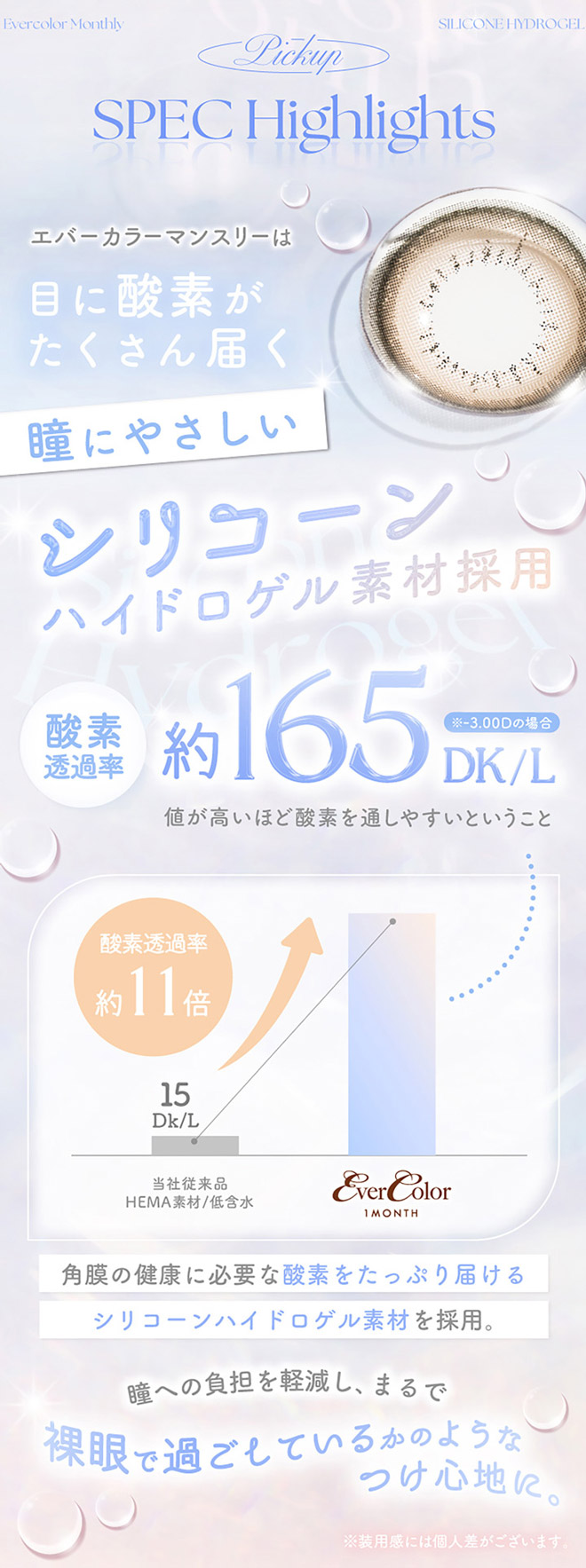 エバーカラーマンスリー ミルクブラウニー 2枚入 新木優子