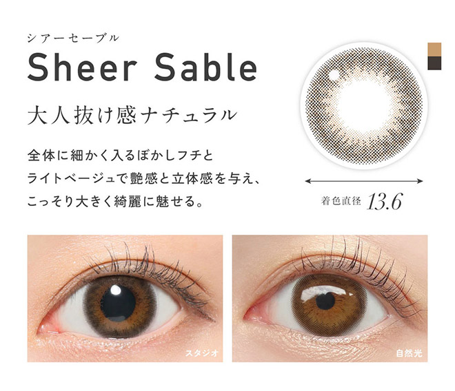 レヴィアワンマンスカラー シアーセーブル 2枚入 KIM CHAEWON (キム・チェウォン)